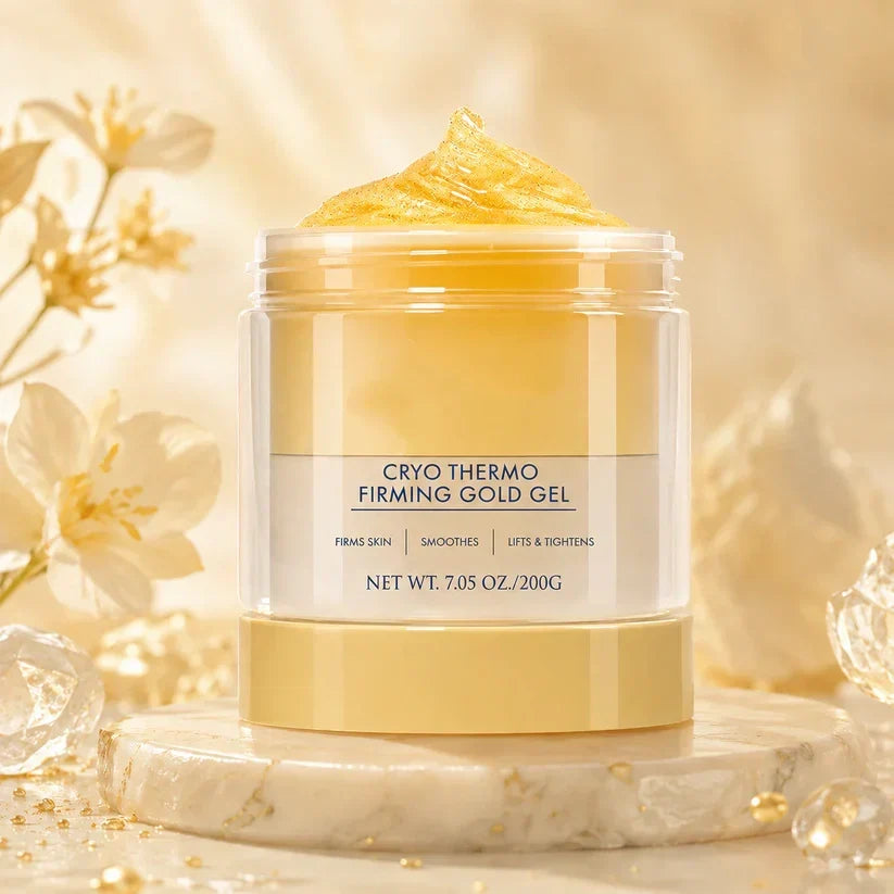 LAST DAY - BUY 1 GET 1 FREE😍 CryoThermo Firming Gold Gel | Massage, Smooth & Sculpted-Looking Skin ✨
