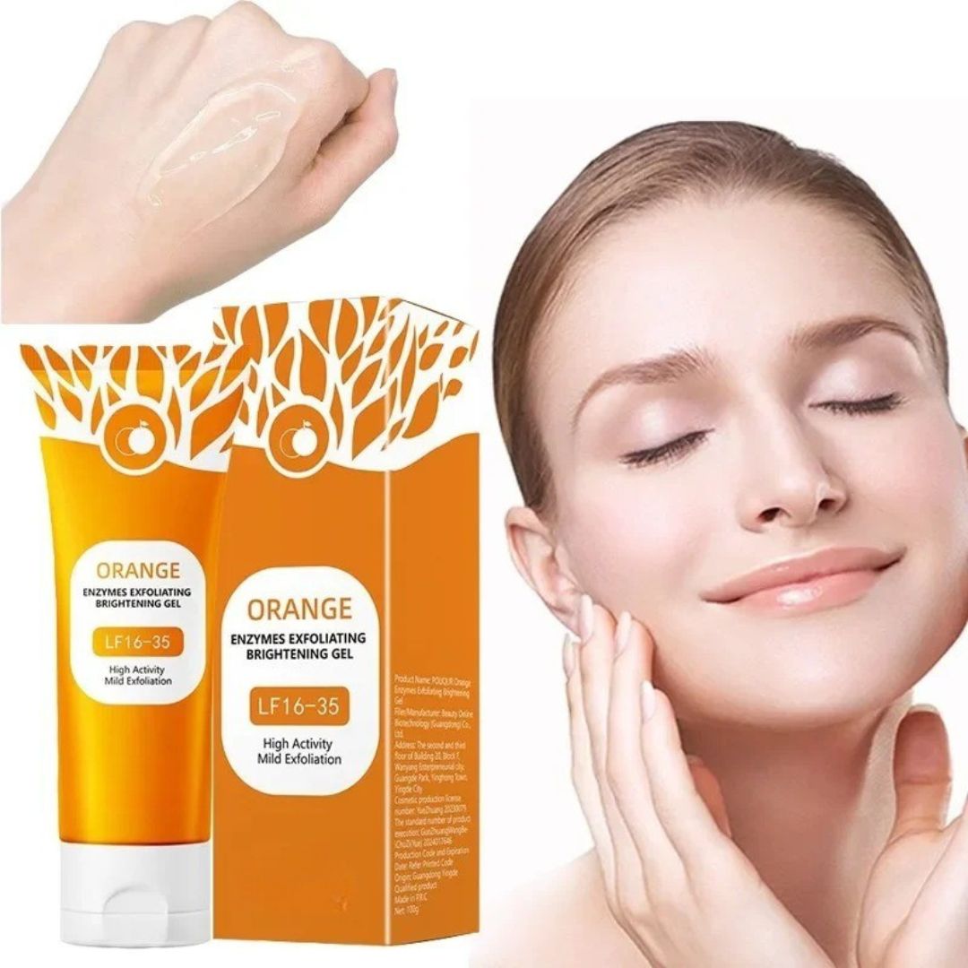 Orange Enzyme Exfoliating Gel - Enzyme-Infused for Radiant Skin Repair & Smoother Complexion