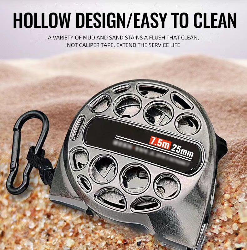 Stainless steel telescopic tape measure with corrosion protection
