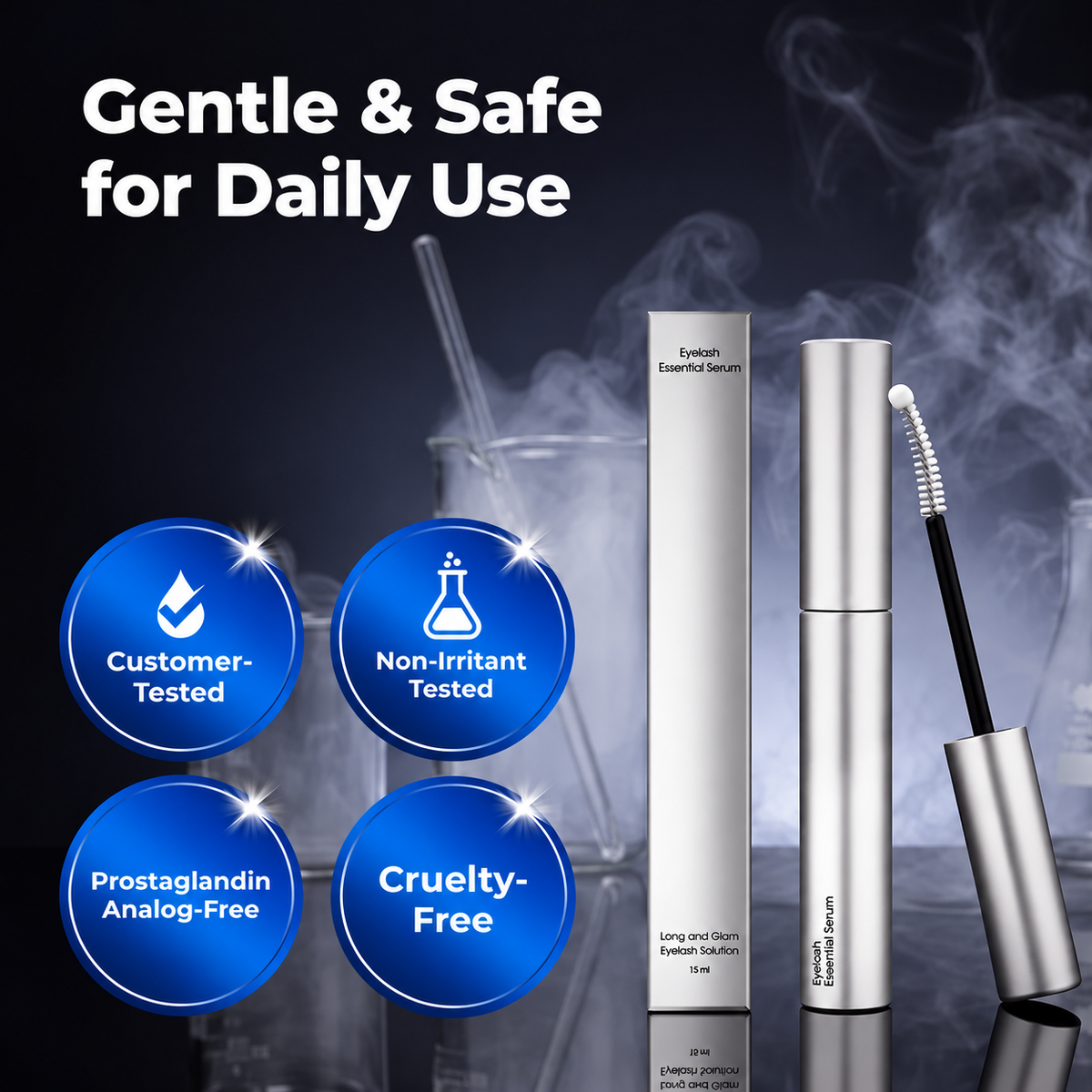⚡Buy 1 Get 1 Free! Almost Gone💥Safe & Gentle Lashes Care, Fuller, Thicker