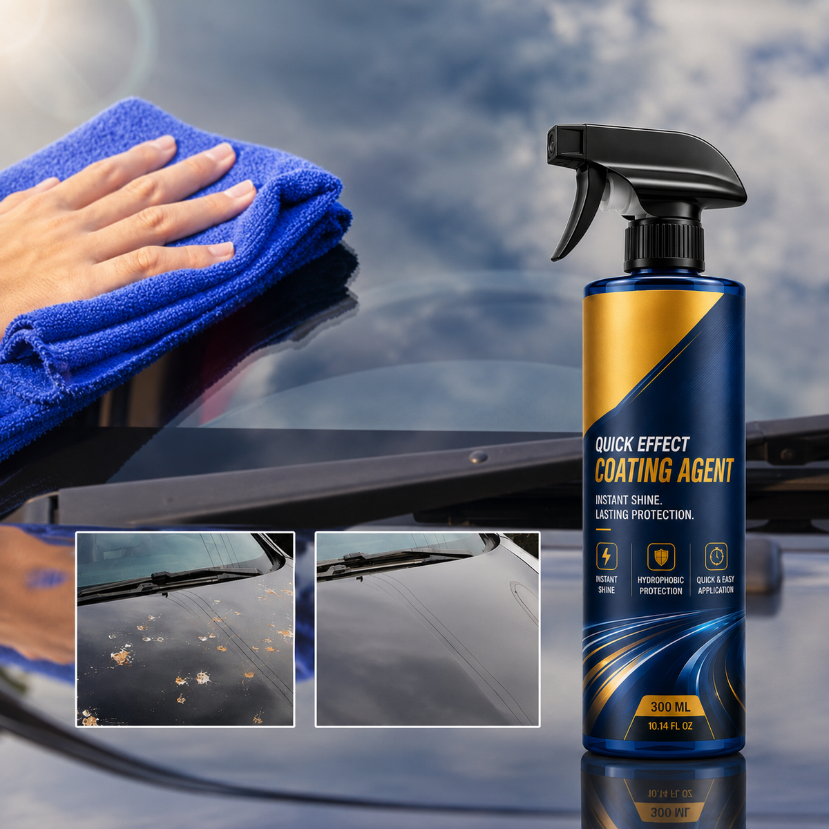 Car Coating Spray for Shine & Protection