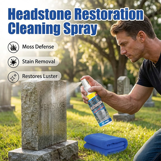 Fast-Acting Headstone Restoration & Cleaning Spray