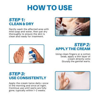 ✅ Official Store:  🔥Grunsify NanoLipo HPV Genital Warts Eraser Cream Plus+