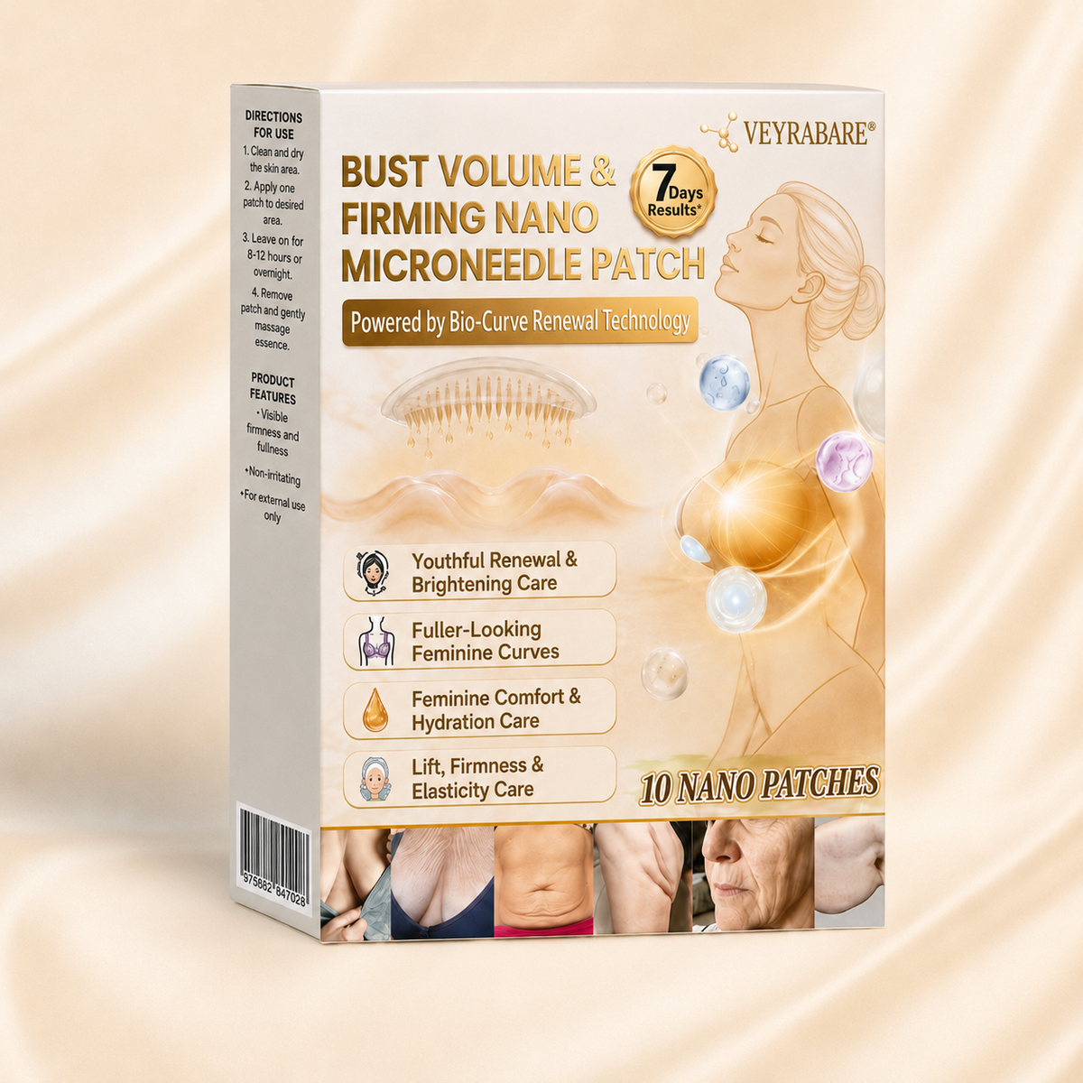 Bust Volume, Lift & Firming Nano Microneedle Patch