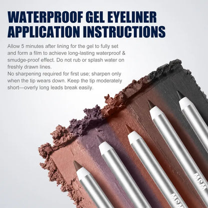 Waterproof Gel Eyeliner Pencil with Ultra Smooth CreamyGlide