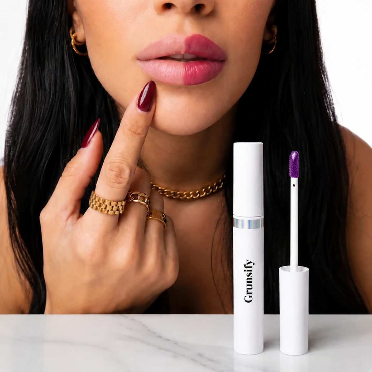 Grunsify  Magic Peel Lip Tint – The Viral Color Reveal Lip Stain