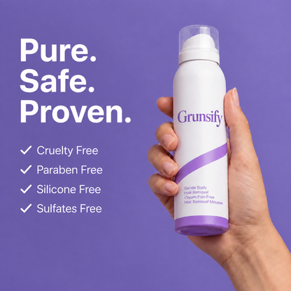 Bikini Pain-Free Hair Removal Cream for Sensitive Skin, Hypoallergenic Formula-Gentle