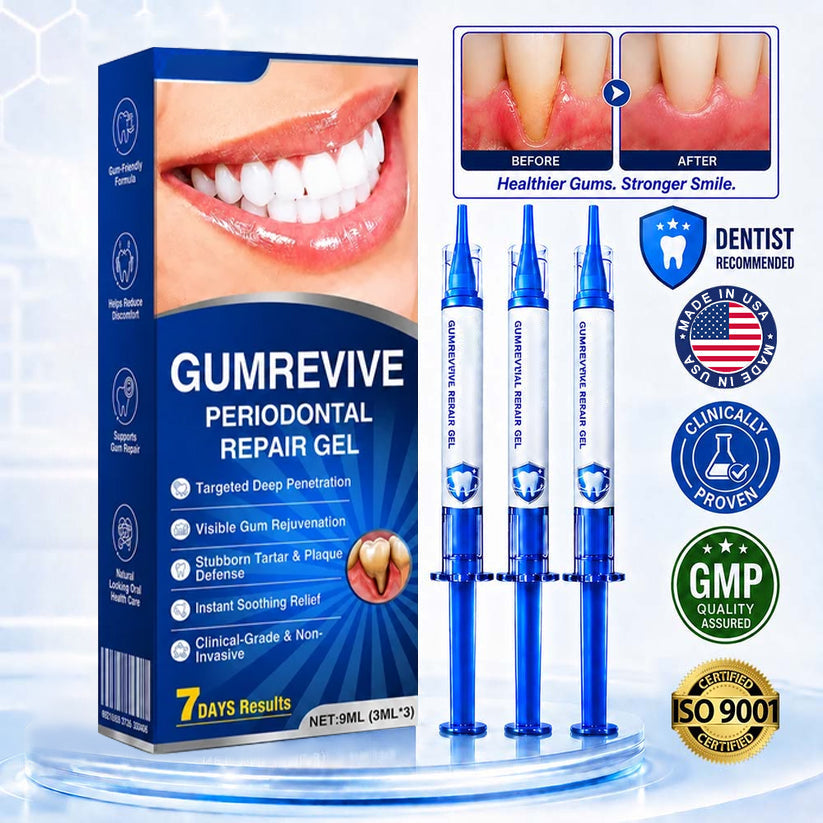 GumRevive Periodontal Repair Gel (for bleeding gums, receding gums, and loose teeth)