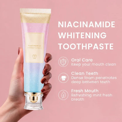 ✨Triple Fluoride-Free Whitening Niacinamide Toothpaste