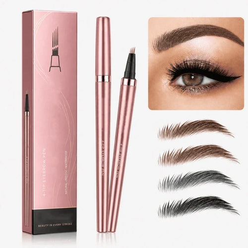 LAST DAY ONLY🎁Waterproof Micro-Fork Eyebrow Pencil - Buy 1 Get 1 Free
