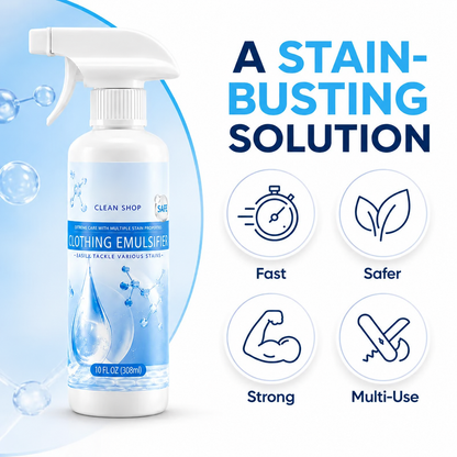 Stain and Food Residue Cleaning Spray—effectively removes food residue, oil stains, and coffee stains from clothing, undergarments, and various types of fabrics.