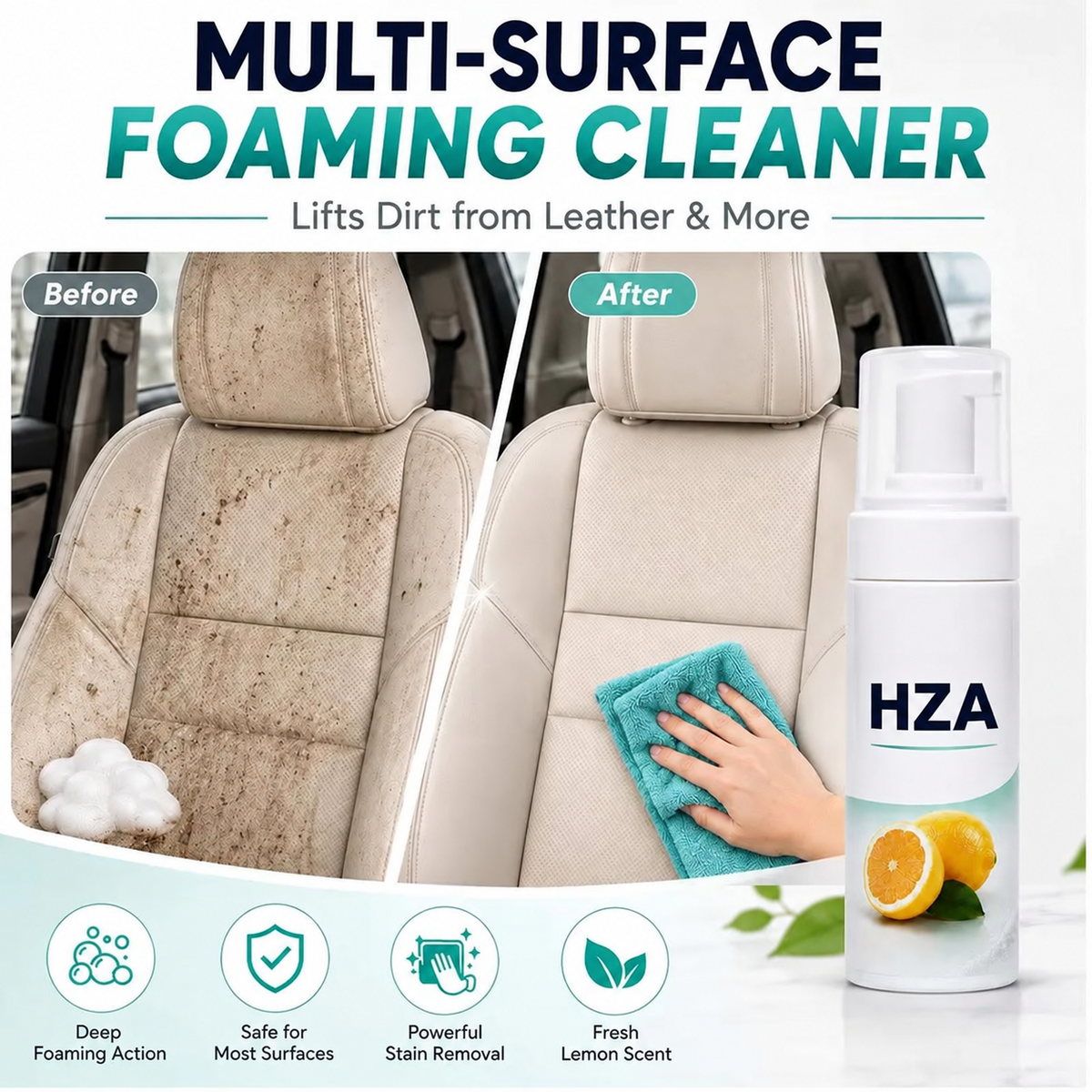 Multi-purpose Foam Mousse, Heavy Duty Kitchen Grease Remover Cleaner I Fast Dissolve Stubborn Oil & Grime for Stove, Range Hood & Cooktopd