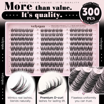 Velyqua Wispy False Lash Clusters