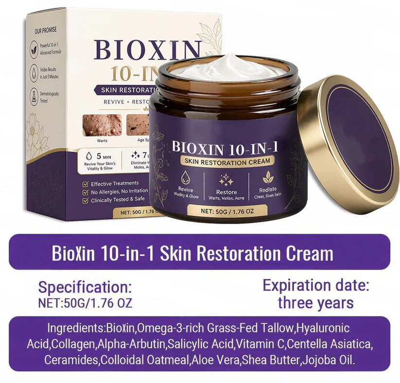 🍀Bioxin 10-in-1 Skin Comfort Cream✨