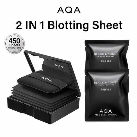 🔥Hot Sale🔥AQA Black Magnet 2-in-1 Oil Blotting