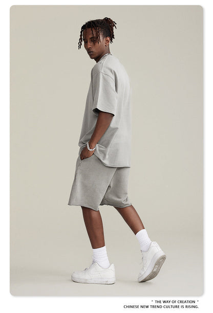 BE men's clothing |(🔥Hot Sale NOW- SAVE 50% OFF) 2023 spring and summer washed loose edge oversize short sleeves
