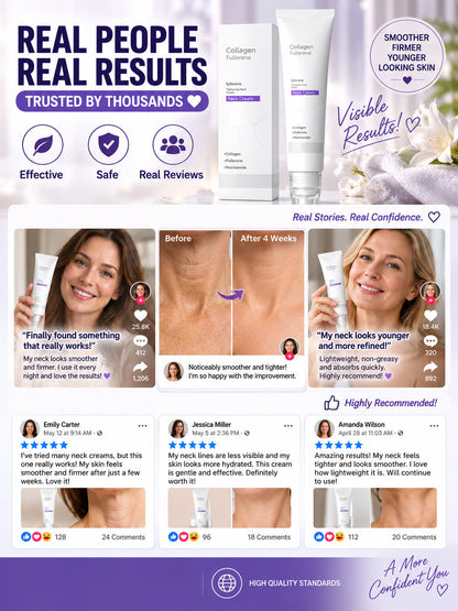 ⭐Unisex | Collagen Firming Cream | Targets all types of wrinkles for younger-looking skin