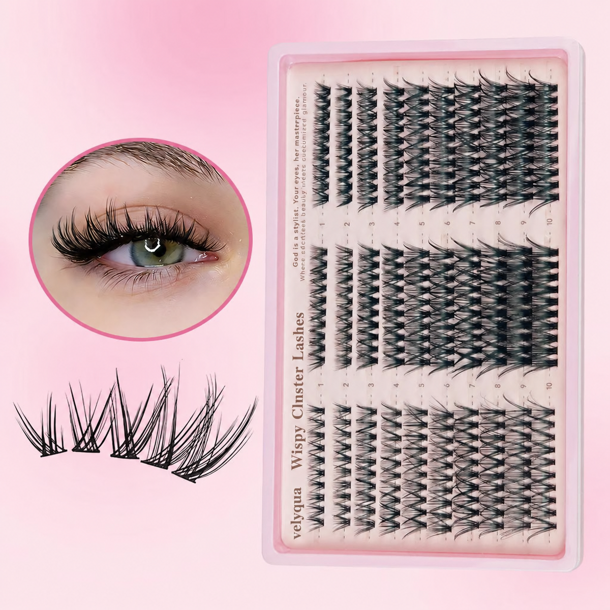 Velyqua Wispy False Lash Clusters