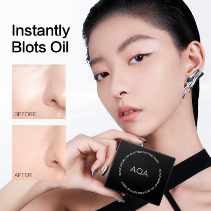 🔥Hot Sale🔥AQA Black Magnet 2-in-1 Oil Blotting