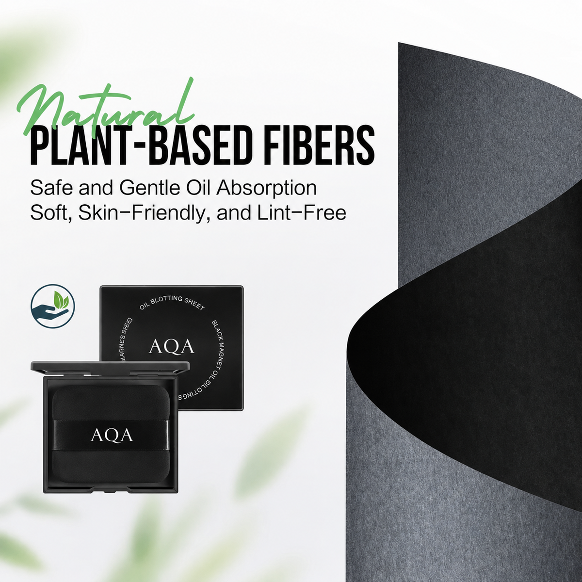 🔥Hot Sale🔥AQA Black Magnet 2-in-1 Oil Blotting