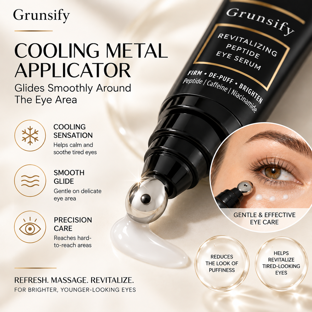 🔥LAST DAY Buy 1 Get 1 Free🔥Grunsify Revitalizing Peptide Eye Serum