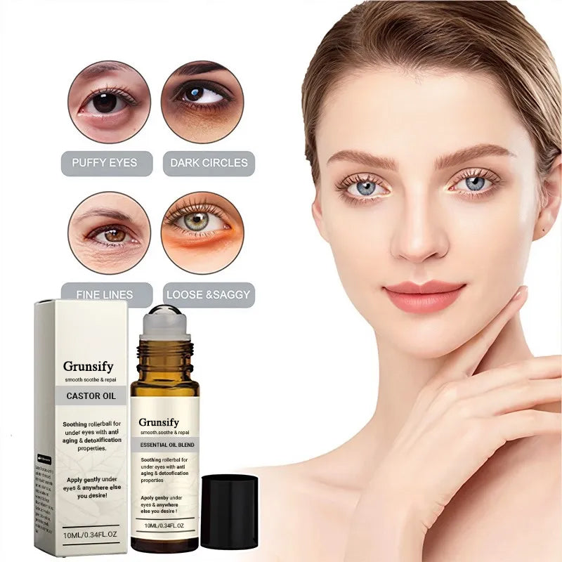 Grunsify Silky Soothing & Repairing Castor Oil Eye Roller