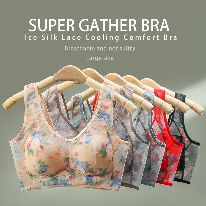 Ice Silk Lace Cooling Comfort Bra