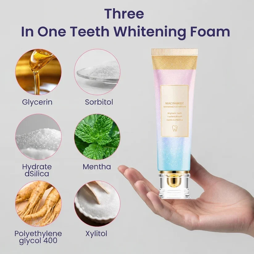 🔥Fast-Acting Niacinamide Whitening Toothpaste