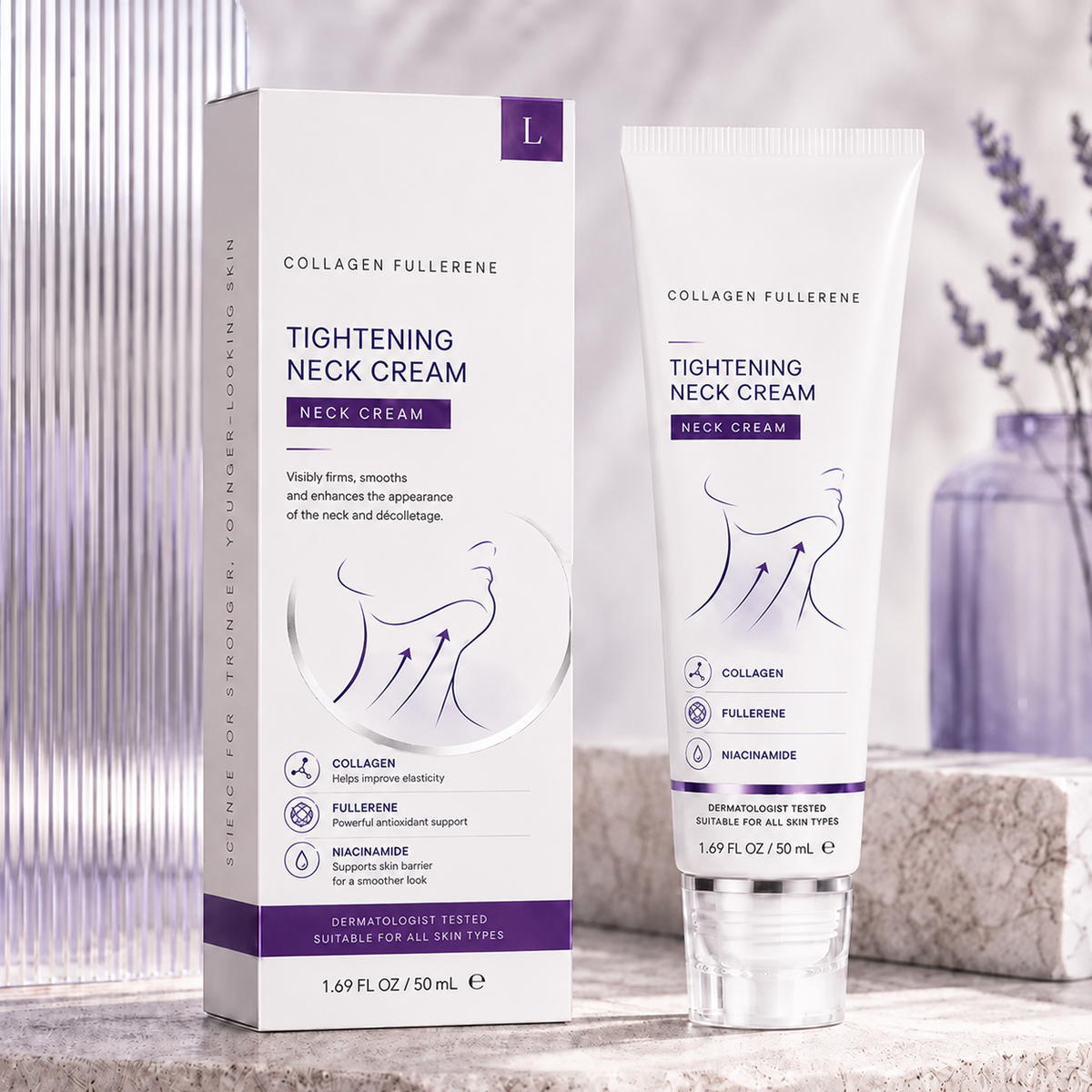 Instant Neck Lift Cream — 🧴 Infused with Retinol & Hyaluronic Acid | Firms the Neck, Reduces Wrinkles & Double Chin