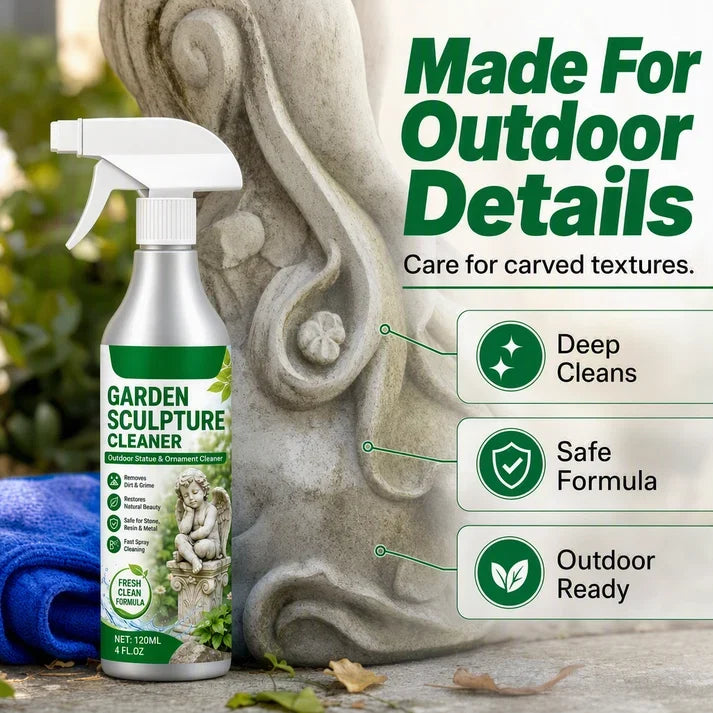 🥳2026 HOT SALE🧼Powerful Garden Sculpture Cleaner Spray