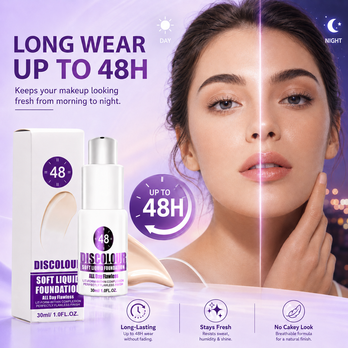 LAST DAY - BUY 1 GET 1 FREE😍COLOR-CHANGING SOFT LIQUID FOUNDATION