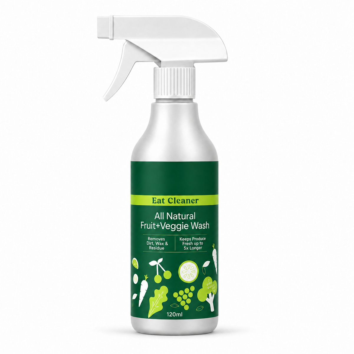 Fruit & Vegetable Wash Spray – Removes Pesticides & Wax Naturally