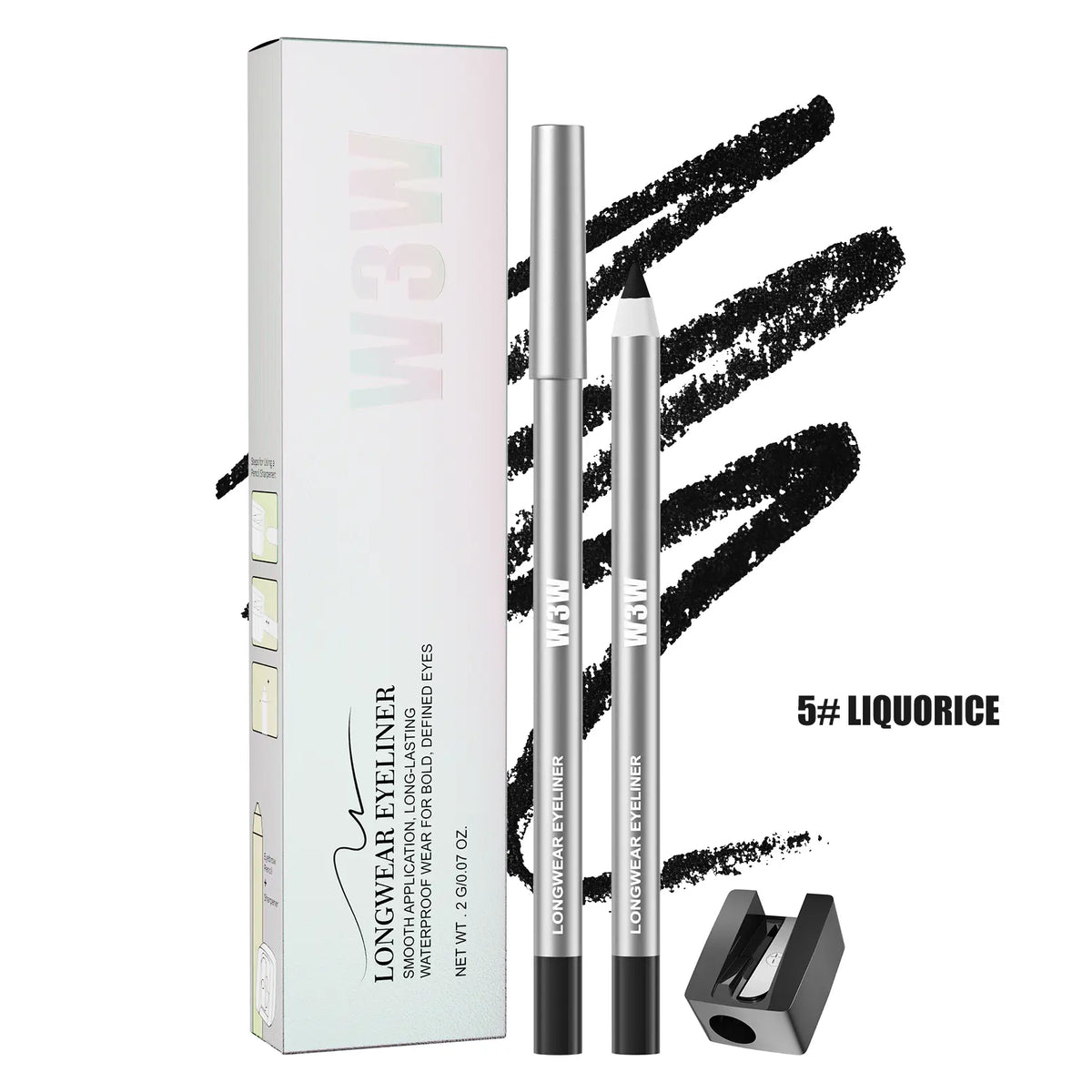 Waterproof Gel Eyeliner Pencil with Ultra Smooth CreamyGlide