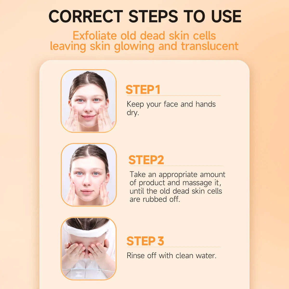 Orange Enzyme Exfoliating Gel -  Enzyme-Infused for Radiant Skin Repair & Smoother Complexion