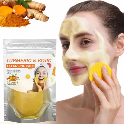 Last Day-Buy 1 Get 1 Free💙Turmeric Cleansing Exfoliating Pads Facial Cleansing Skincare