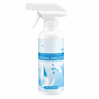 Stain and Food Residue Cleaning Spray—effectively removes food residue, oil stains, and coffee stains from clothing, undergarments, and various types of fabrics.