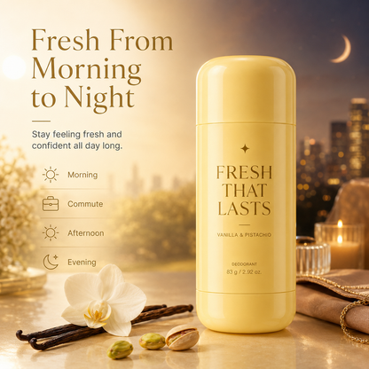🏆Best Sale🔥Deodorant Vanilla & Pistachio Fresh That Lasts