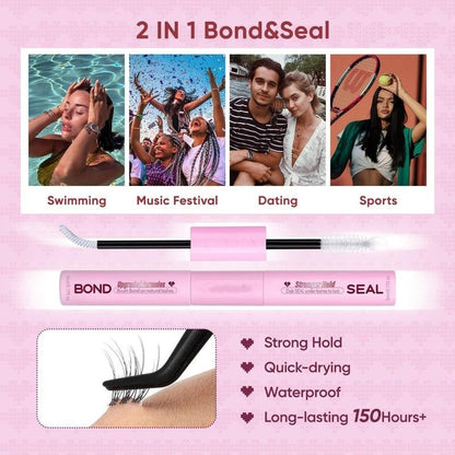 LAST DAY - BUY 1 GET 1 FREE😍Invisible Band Lash Clusters Kit