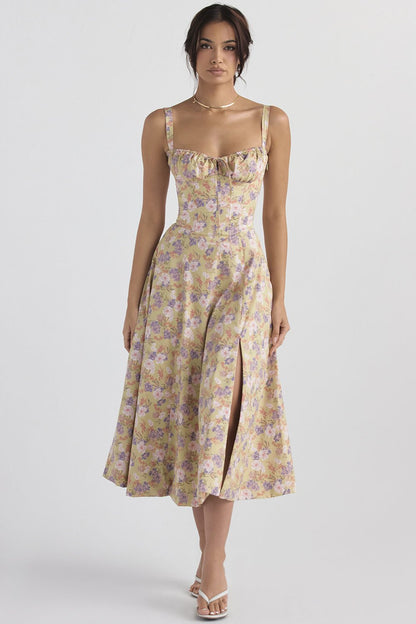 🌷 PRINT BUSTIER SUNDRESS 🌷