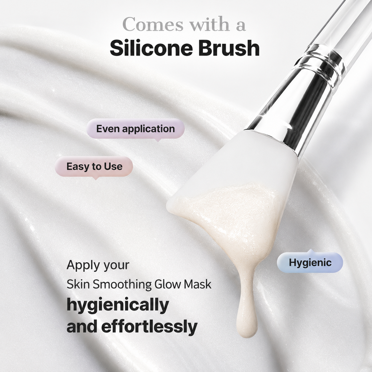 ✨ Wake up to glass skin! Try the Exosome Glaze Mask for ultimate radiance. 💖