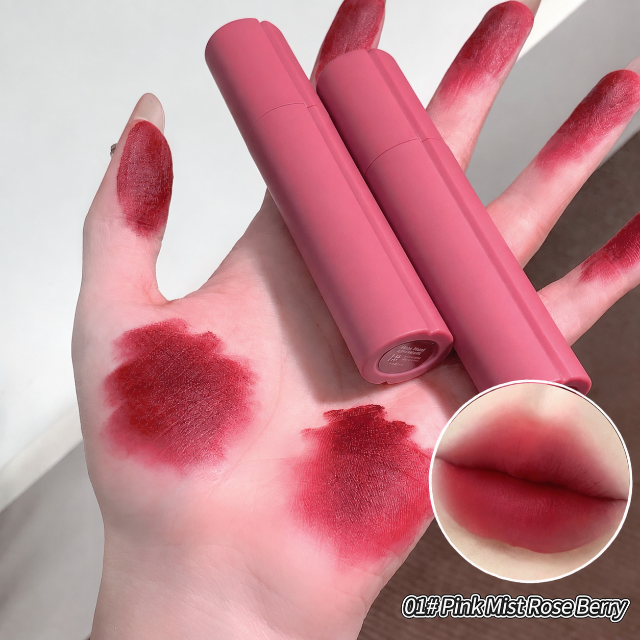 Pink Mist Rose Berry