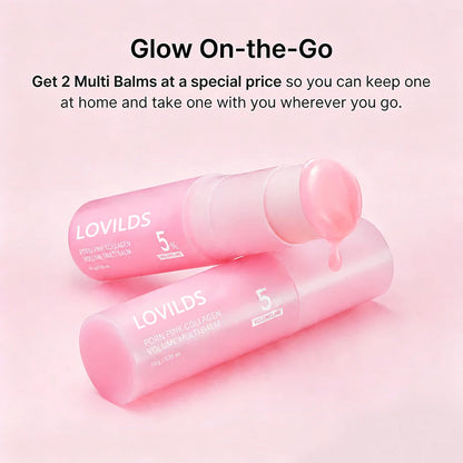 💜LAST DAY - BUY 2 GET 1 FREE💜Pink Collagen Volume Multi Balm