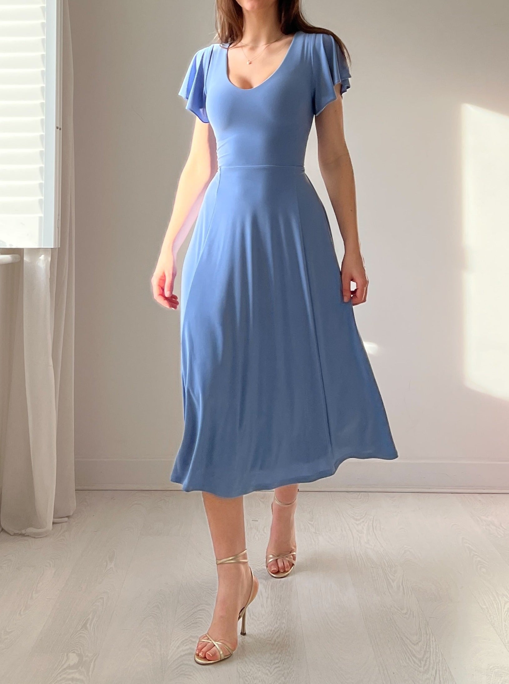 Midi Dress - Blue