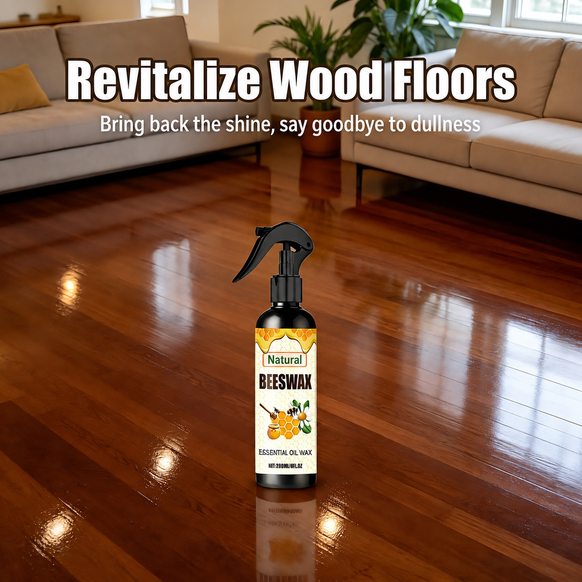 BUY 2 GET 1 FREE🔥Natural Beeswax Wood Care Polishing Spray