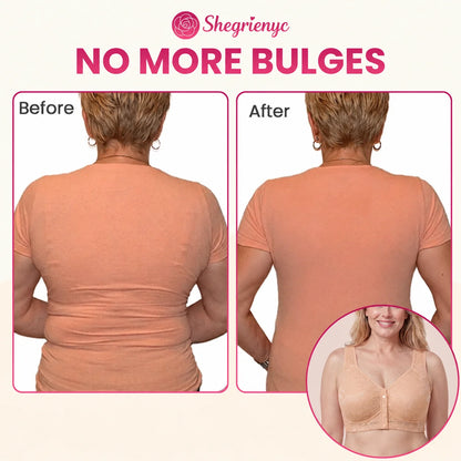 OREVYNA- Front Closure Breathable Cotton Lifting Bra for Seniors