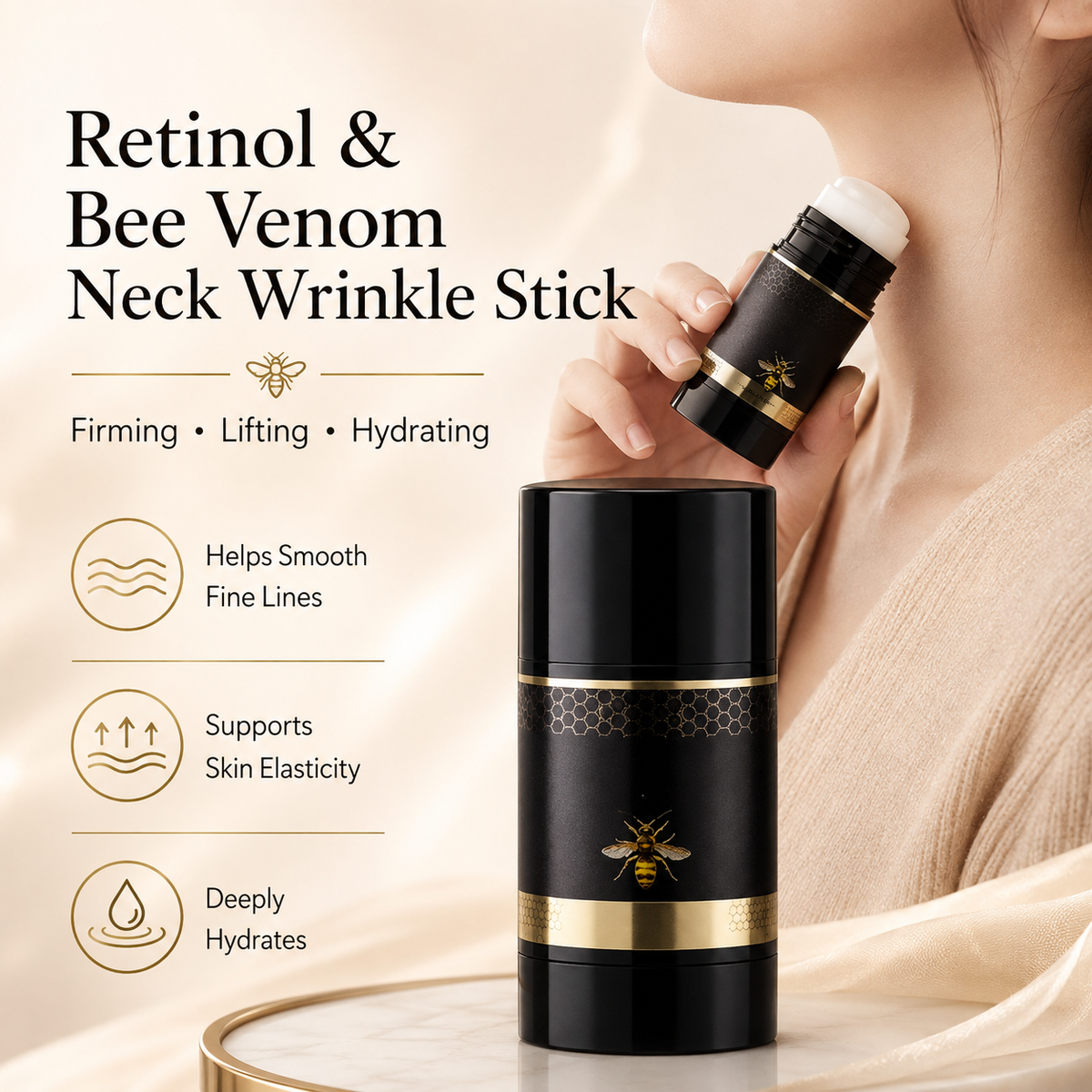 Retinol & Bee Venom Neck Wrinkle Stick