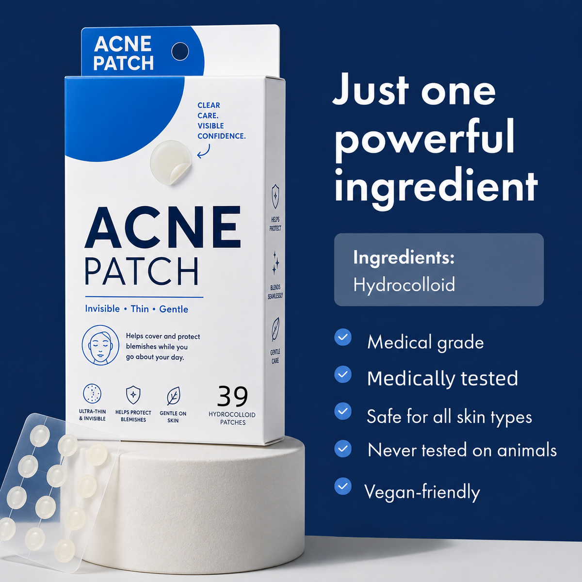 Pimple Patch Invisible+ Spot Patches - 39 stuks