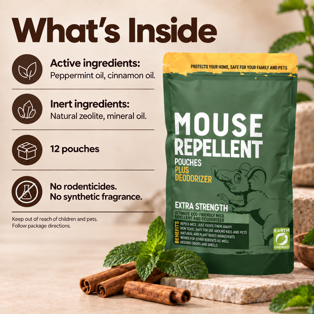 Mouse Repellent Pouches