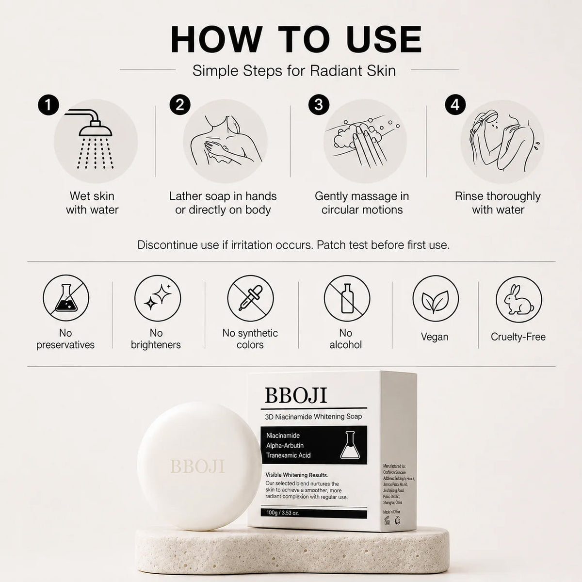 Niacinamide Skin Brightening Soap