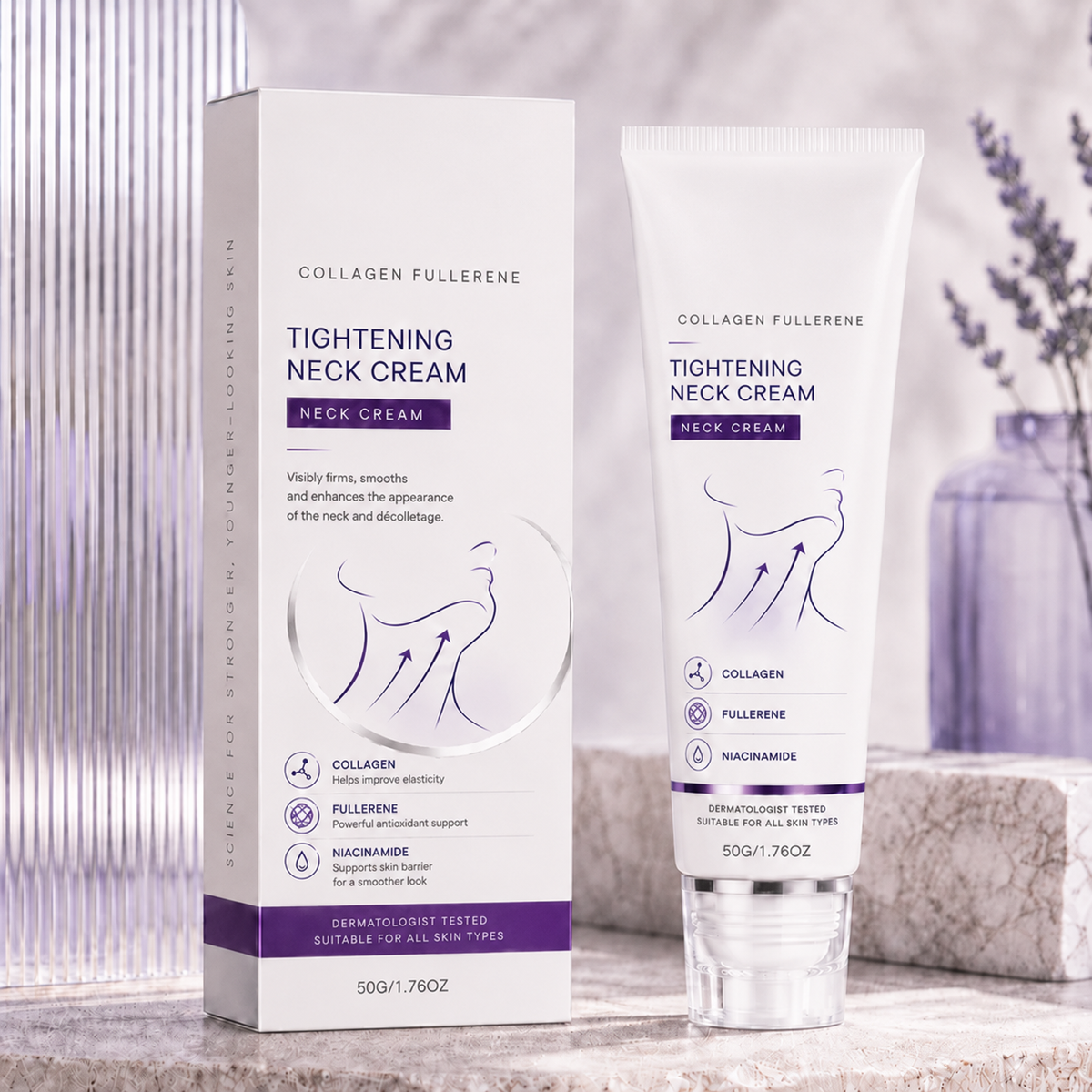 ✨✨✨ Instant Neck Lift Cream — Infused with Retinol & Hyaluronic Acid | Firms the Neck, Reduces Wrinkles & Double Chin